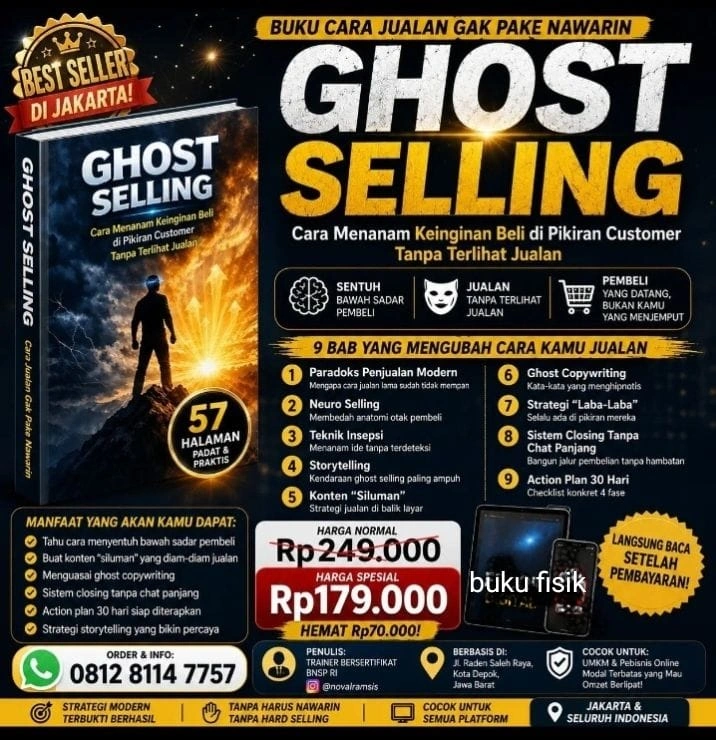 Buku Ghost Selling - Cara Jualan Gak Pake Nawarin